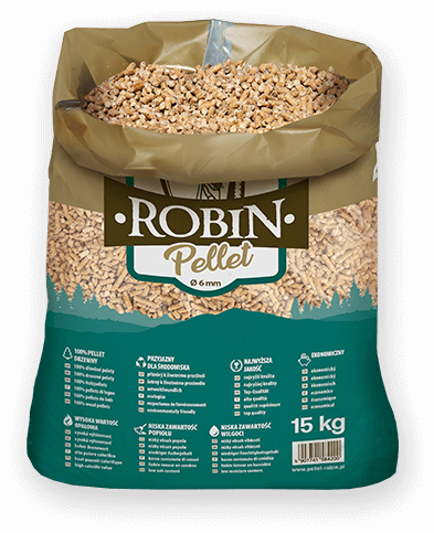 worek pelletu opałowego Robin do kupienia w Brzegu Dolnym lub sklepie internetowym